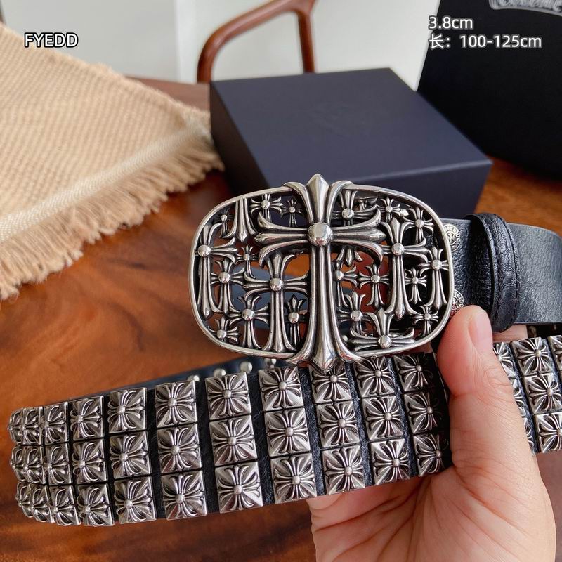 Chrome Hearts belt 38mmX100-125cm 8L65